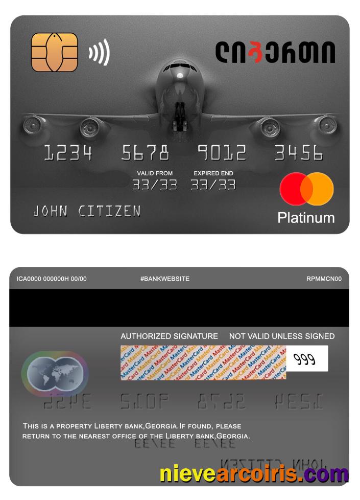 Georgia Liberty bank mastercard platinum